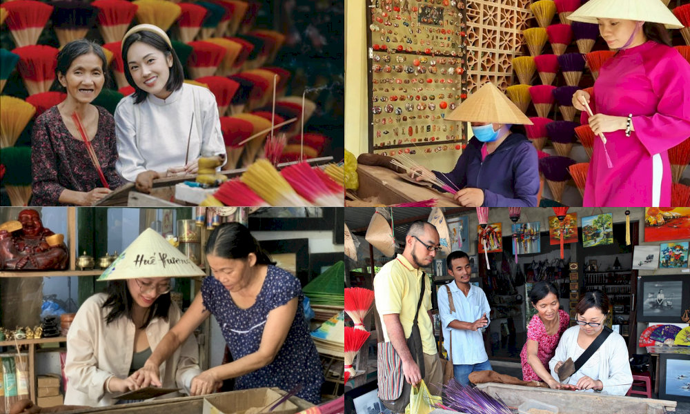 Trải nghiệm tự tay làm hương truyền thống 